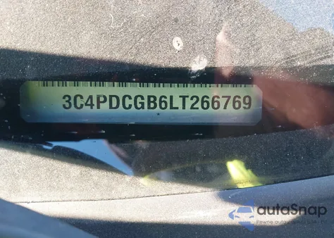 2020 Dodge Journey Crossroad z USA, uszkodzony, nr VIN 3C4PDCGB6LT266769